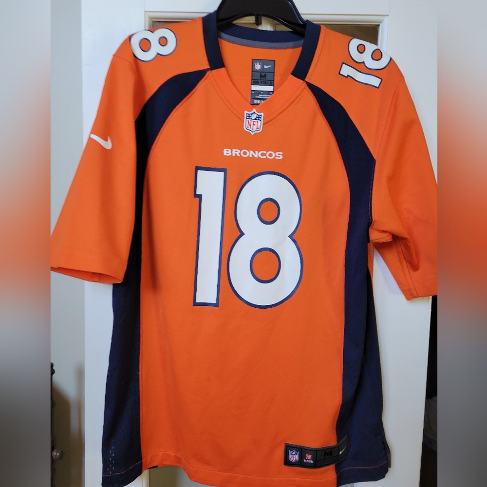 Mamming 18 Denver Broncos Youth Medium Nike NFL On Field Football Jersey